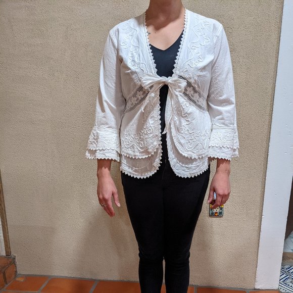 Boho or vintage light jacket - Picture 1 of 7